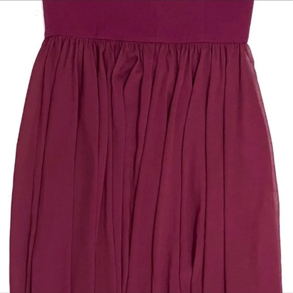 Dress the Population Strapless Chiffon Dress NWT - Picture 5 of 11